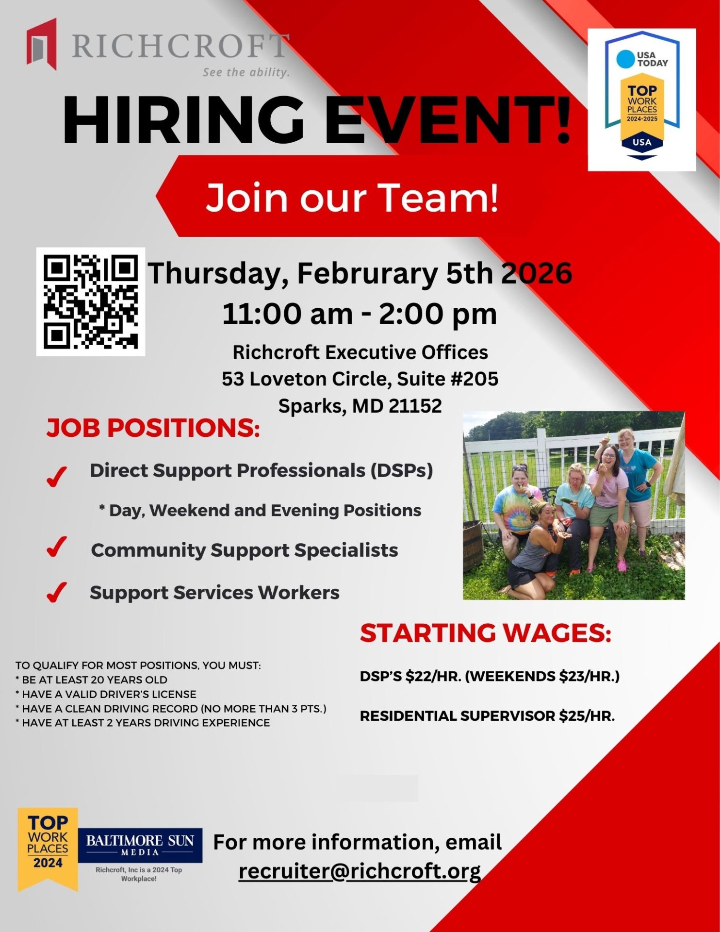 Hiring Event Flyer