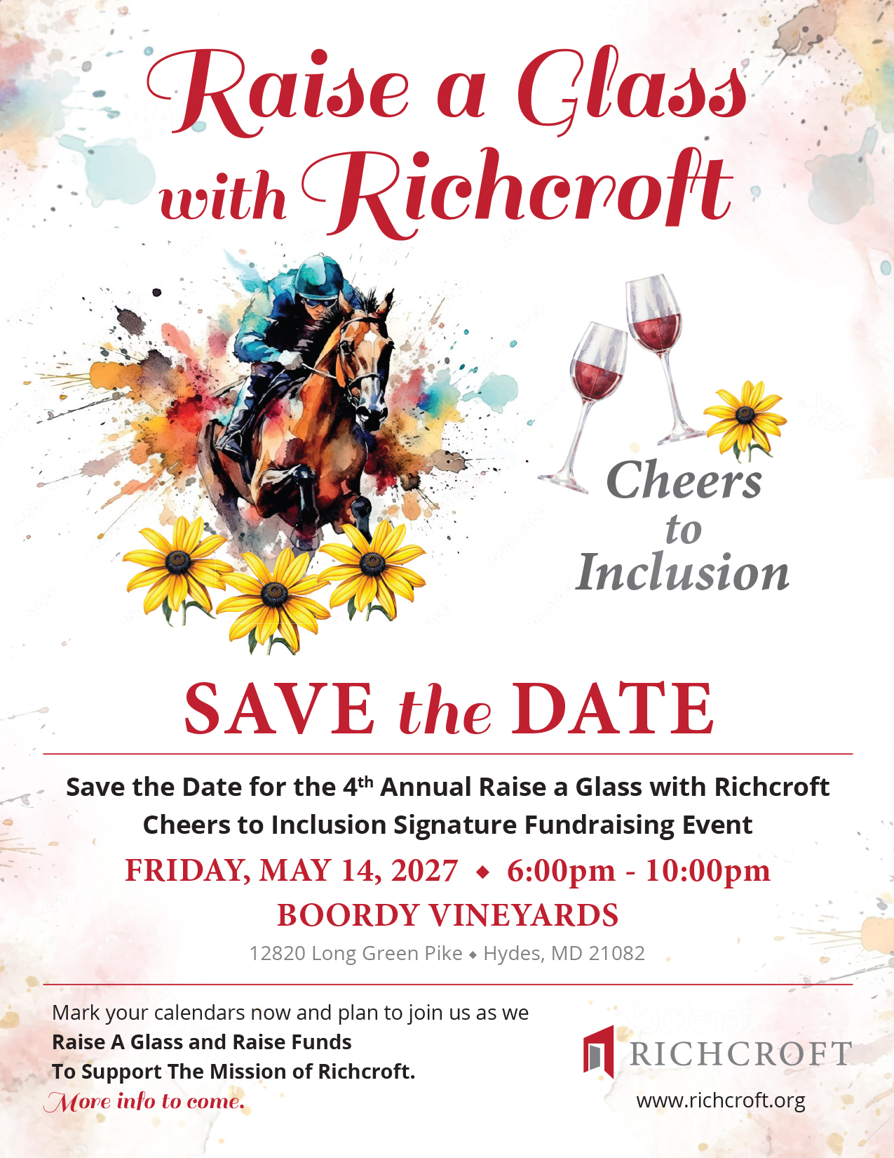 RaiseAGlass_2026_save the date flyer.indd Raise a Glass 2027 Save the Date Flyer