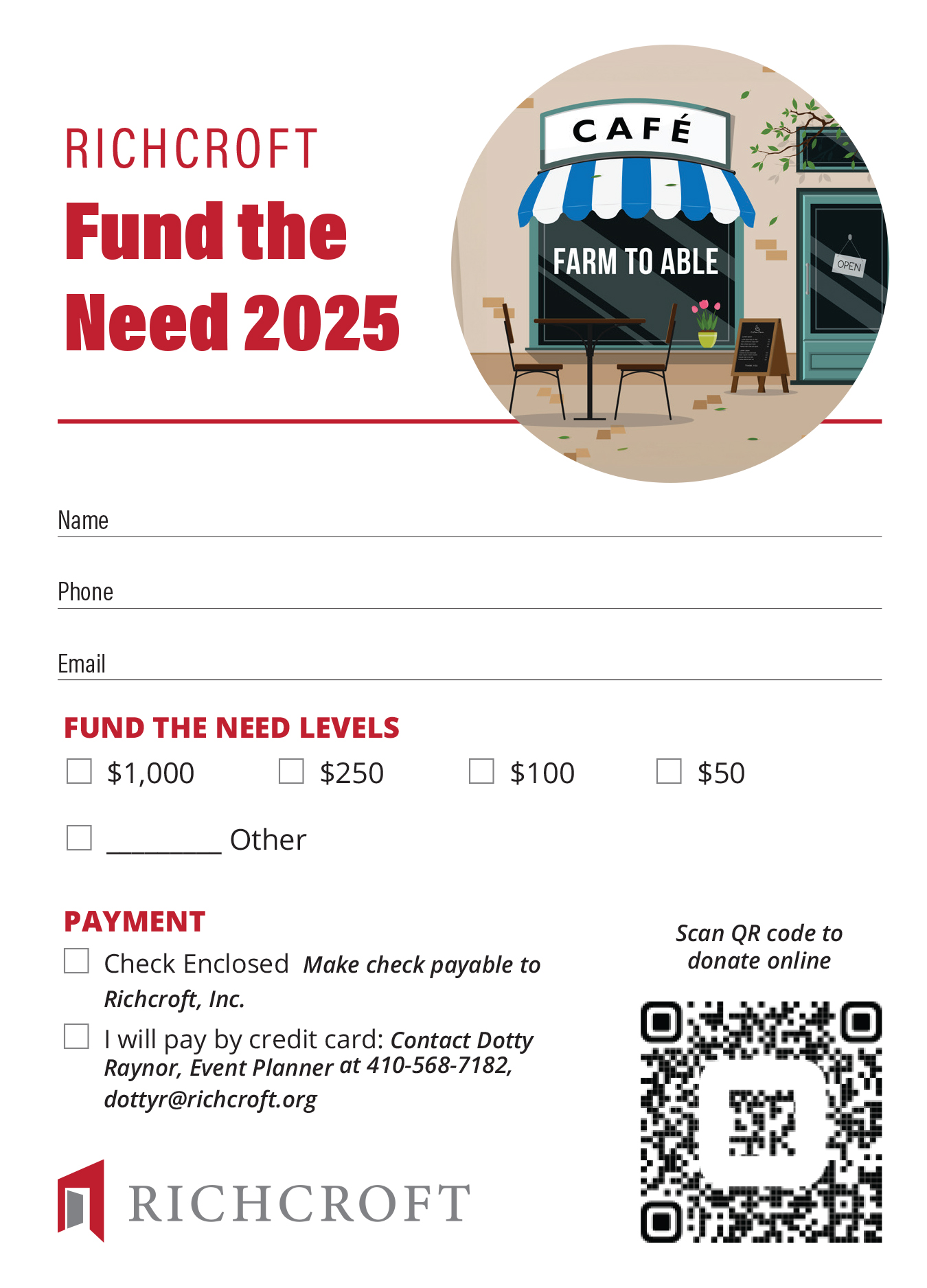 Richcroft_Fund the Need_6.25x4.5.indd Fund the Need Donation Information