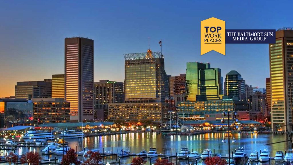 Baltimore Skyline Top Workplace Banner